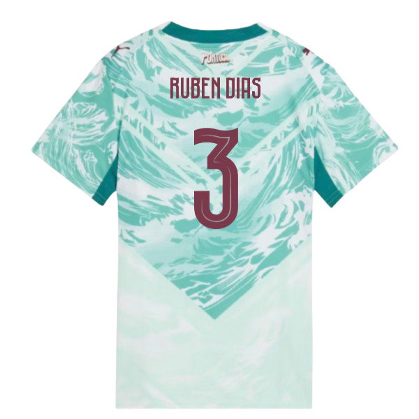 2026-2027 Portugal Away Shirt (Womens) (Ruben Dias 3)-SoccerKits Hub | Buy Soccer Jerseys Online